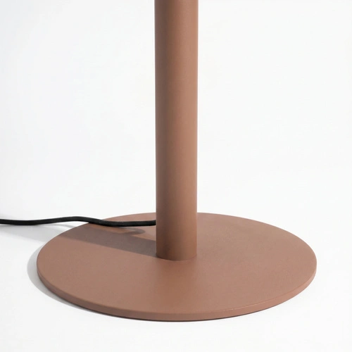 TRANG moderní LED stojací lampa do obývacího pokoje mocca 3000K