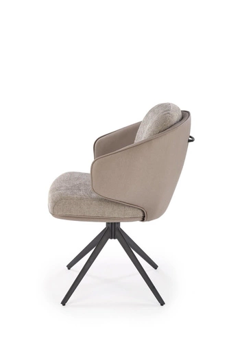 Otočná židle Arleth Intesi čalouněná šedá s područkami do kanceláře a obýváku