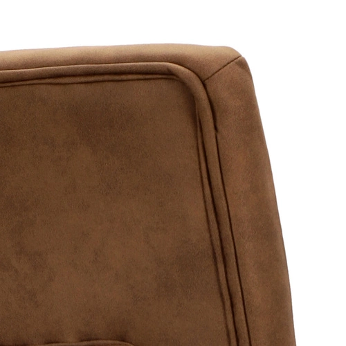 Barová židle s opěrkou Sylvia hnědá, výškově nastavitelná, otočná, moderní do kuchyně a jídelny Actona