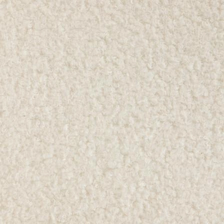 Čalouněná židle Baya boucle bílá do jídelny a obýváku skandinávská s dřevěnými nohami Atmosphera