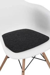 Filcový sedák na židli Intesi Arm Chair tmavě šedý 40x39 do jídelny
