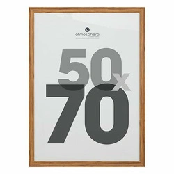 Minimalistický hnědý rám na fotografie Mae 50x70 na zeď