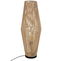 Stojací lampa do obýváku Aissa Atmosphera moderní hnědá přírodní na čtení 83 cm