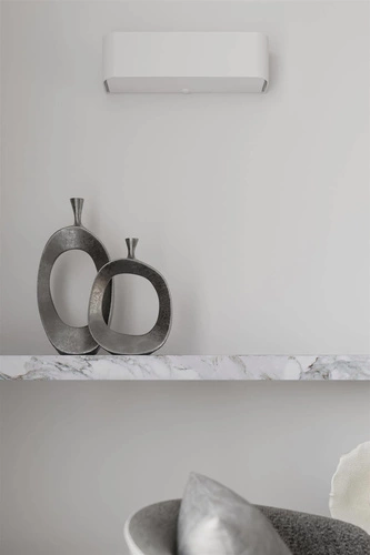 Moderní bílý čtvercový stropní svítidlo Lokko 45 cm do obýváku, kuchyně nebo ložnice