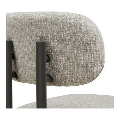 Židle Sila černá čalouněná sametem do jídelny a obýváku moderní