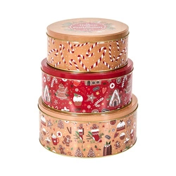 Kovové vánoční dekorační boxy Intesi do kuchyně a obýváku