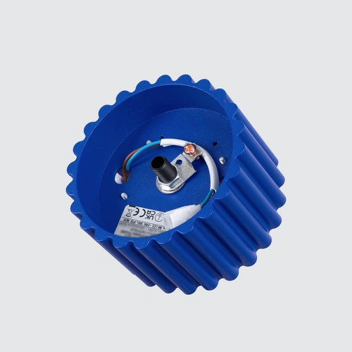 Moderní stropní svítidlo AURA 1 ultramarínové kulaté do obýváku nebo kuchyně 10 cm