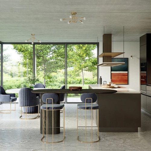 Kinkiet LOOP zlatý lesk