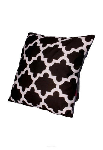 Sametový dekorativní polštář Glam black 40x40 cm antialergický do obýváku Intesi