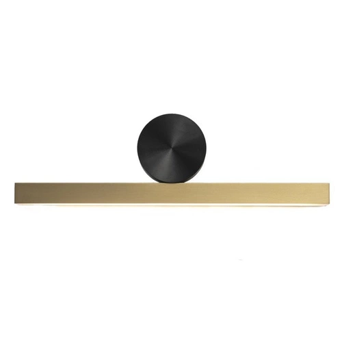 Moderní nástěnné svítidlo BOOGIE LED zlaté 45 cm do obýváku a nad zrcadlo Step into Design