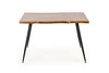 Jídelní stůl Lores moderní loft dub přírodní černé nohy 120x80 cm Intesi