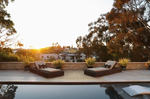 Venkovní koberec Deserto 200x290 béžový moderní na terasu a balkon snadno čistitelný