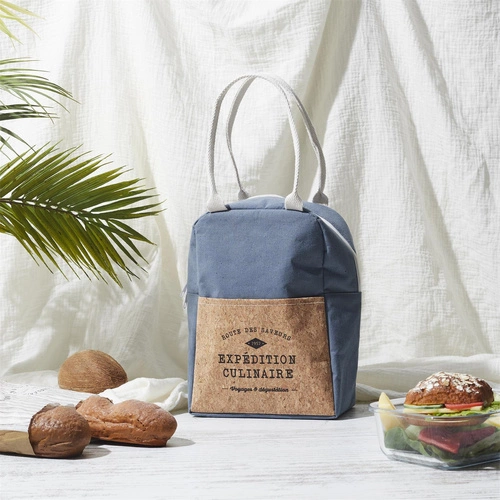 Osvěžující korková taška na oběd 5l modrá