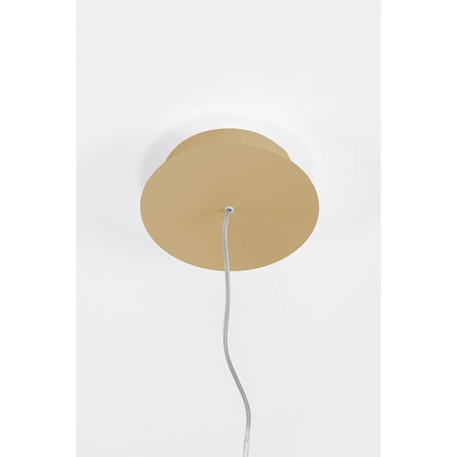 Moderní LED lustr RIO 55 zlatý do obýváku a jídelny, rozptýlené světlo, 55 cm