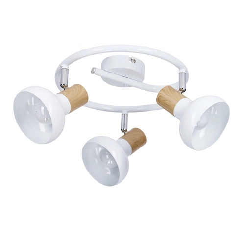 Stropní spirálová lampa Puerto 3x40W E14 bílá
