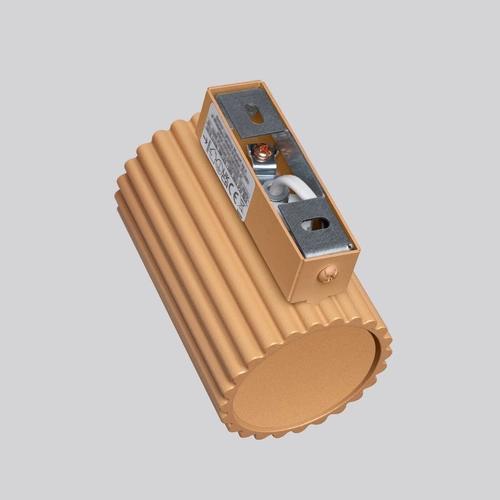 Nástěnné svítidlo KARBON 10 zlatý hliník glamour do obýváku a ložnice svítí nahoru i dolů