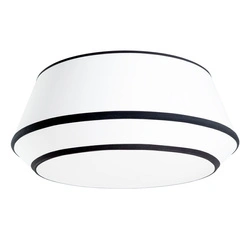 Stropní svítidlo TOP O bílé moderní do obývacího pokoje kulaté 50 cm