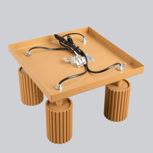 Stropní svítidlo glamour KARBON 4 zlaté s nastavitelným stínidlem do obýváku a ložnice SOLLUX