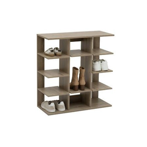 Úzký botník Moduly 5five simply smart, přírodní, skandinávský, na 12 párů do předsíně