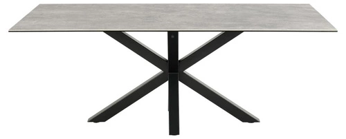 Stůl Heaven 200 cm šedý/černý