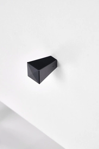 Moderní bílý noční stolek se zásuvkou Tisaia Intesi do ložnice 40x40 cm