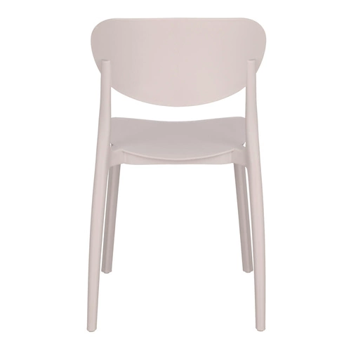 Moderní plastová jídelní židle Plasta taupe do kuchyně