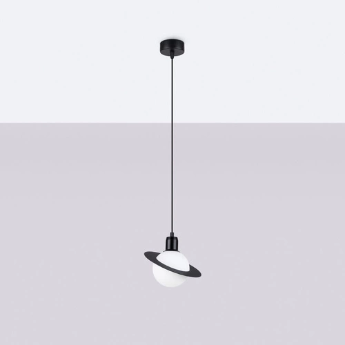 Visící lampa HYPERION 1 černá