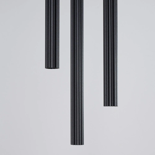 Závěsné svítidlo ARCHE 3P černé moderní nastavitelné do obýváku a nad stůl 3bodové