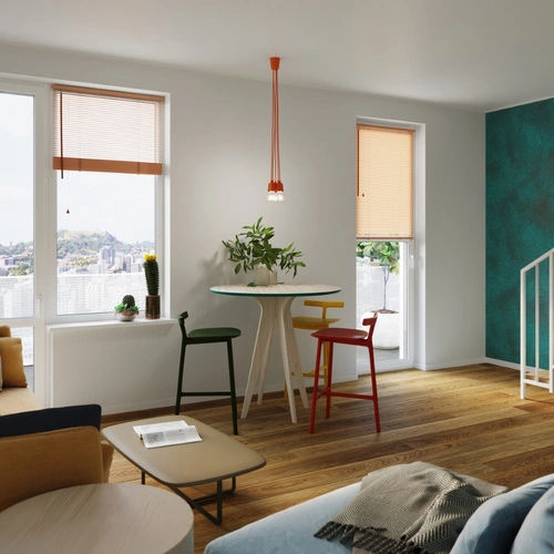 Závěsné svítidlo DIEGO oranžové moderní, výškově nastavitelné do obýváku, kuchyně nebo ložnice