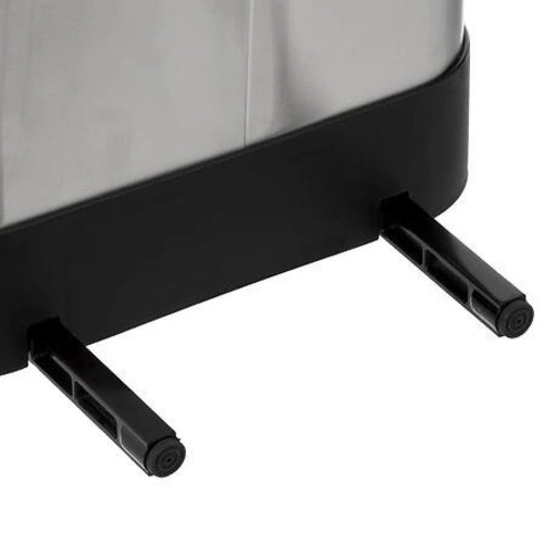 Ariane Slim 30l moderní kovový odpadkový koš s pedálem do kuchyně stříbrný 5five