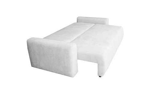 Rozkládací pohovka Dores 3místná s úložným prostorem a funkcí spaní světle šedá do obýváku