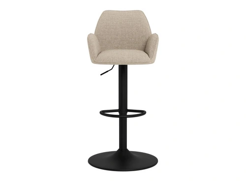 Barová židle Glenda béžová čalouněná otočná výškově nastavitelná do kuchyně