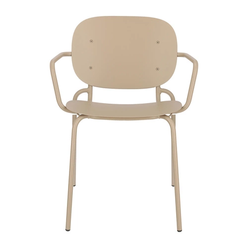 Kovová zahradní židle s područkami Si-Si Arm SCAB Design béžová na terasu