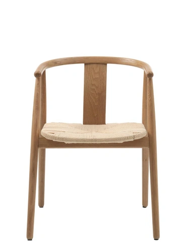 Dřevěná jídelní židle Relate s područkami dub boho