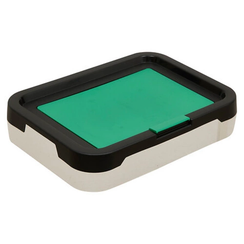 Sada 3 skládacích černých kuchyňských košů na tříděný odpad 24 l 