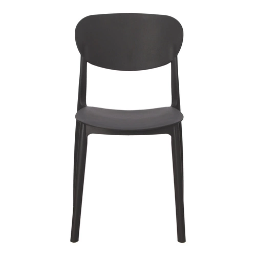 Zahradní židle Plasta černá 5five simply smart z polypropylenu snadno čistitelná stohovatelná