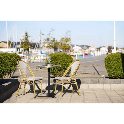 Bistro stůl House Nordic kulatý do jídelny bílý mramor glamour