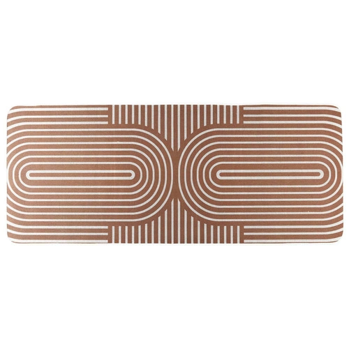 Koberec do předsíně Arlla 50x120 červený moderní snadno čistitelný pratelný v pračce