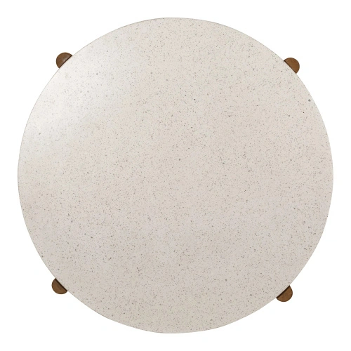 Zahradní kulatý stůl Terracina 120 cm terrazzo akácie House Nordic