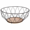 Diamantový koš na ovoce černý 28 cm