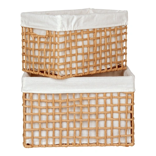 Bustelo sada 2 ks dekorativních boho košů na uložení do obývacího pokoje