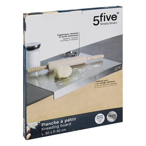 Nerezová pracovní podložka na těsto 50 x 40 cm