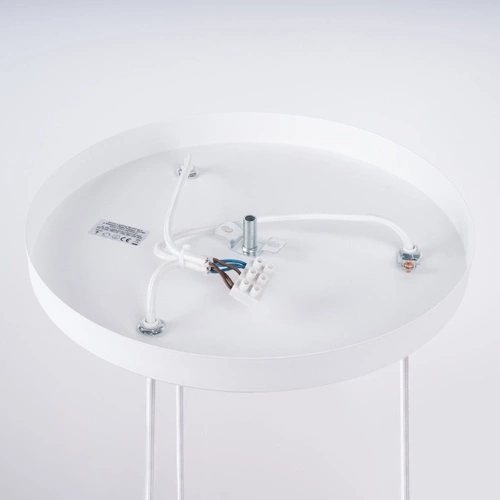 Moderní závěsné svítidlo NICUS 3P bílé do obýváku a jídelny trojité kovové