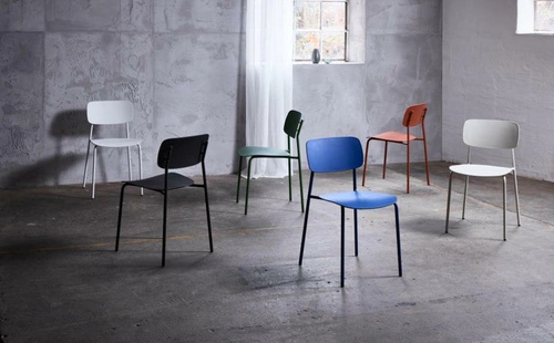 Jídelní a kuchyňská židle Kirkland moderní terracotta