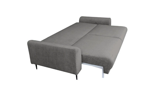 Moderní rozkládací pohovka Ferrero s funkcí spaní pro 3 osoby šedá do obýváku