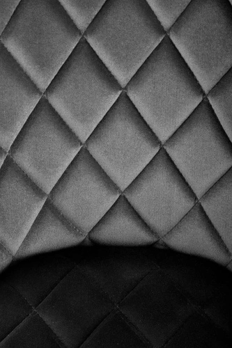 Čalouněná sametová židle Elise černá do jídelny a obývacího pokoje moderní glamour