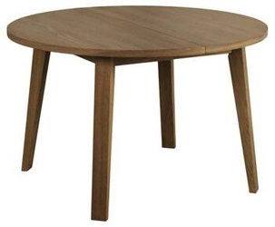 Rozkládací kulatý jídelní stůl A-Line 120 cm dub kouřový moderní Actona