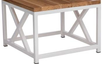 Stolní podnož Loft 45x45cm bílá,