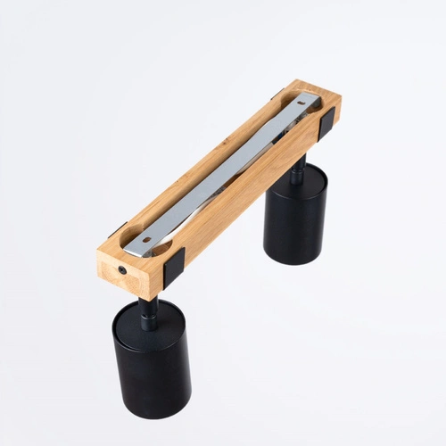 Stropní svítidlo FAGER 2 černé skandinávské nastavitelné do obývacího pokoje a ložnice LED GU10