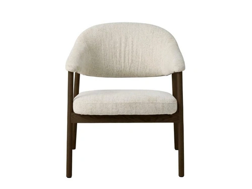 Křeslo ušák Elk Harmony pískové skandinávské do obýváku vintage